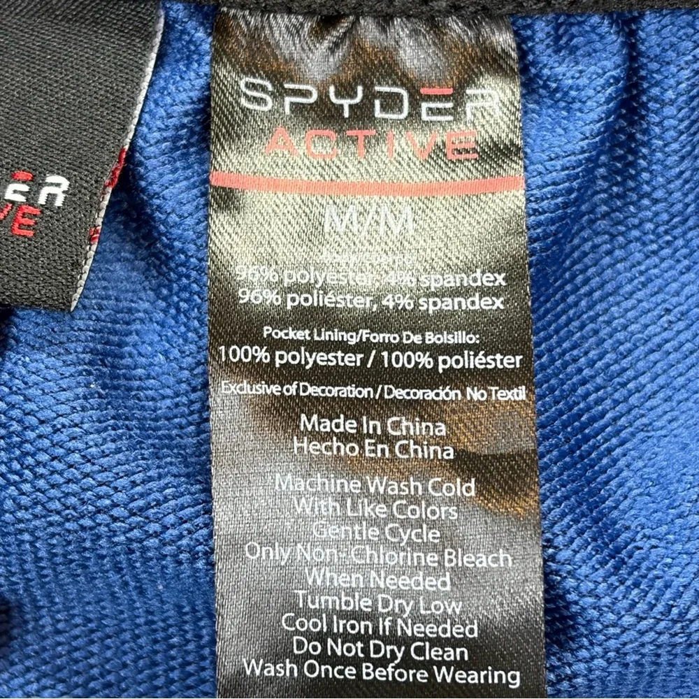 Spyder Active Pro Web Blue Men Joggers Size M